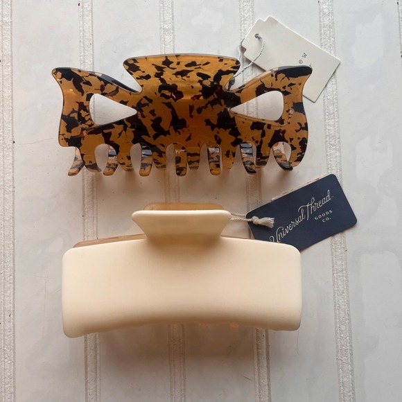 Universal Thread | Accessories | Universal Thread Claw Clips Tortoise ...